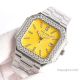 Patek Philippe Cubitus 45mm Yellow Dial Pave-Diamond Case Luxury Replica Watch (10)_th.jpg